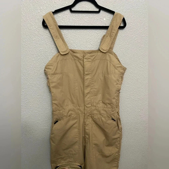 Vintage Tommy Hilfiger jumpsuit overalls carpenter size Large 90's wide‎ leg - Picture 2 of 15